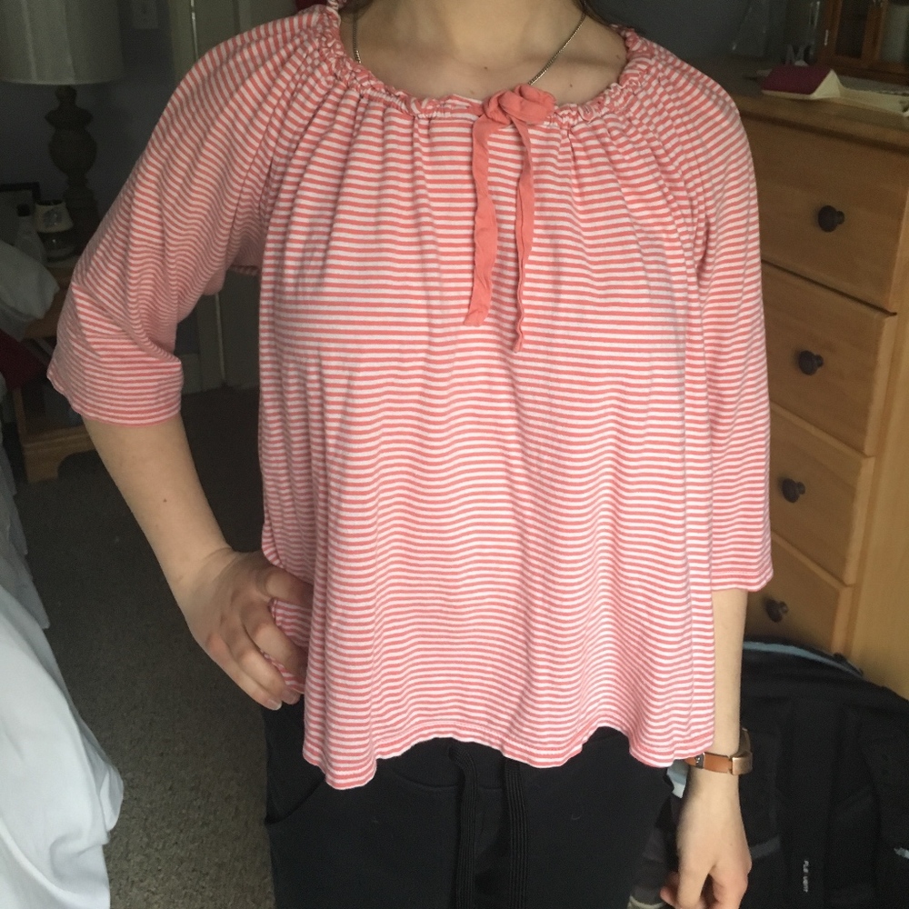 Flowy striped top